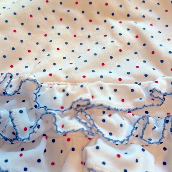 Magnolia Baby Flag Polka Dot Ruffled outfit. Perfect condition! - Picture 4 of 5